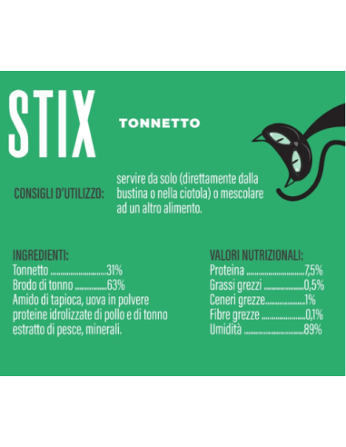 Schesir Stix Tonno 6pz x gr.15.Snack Per Gatti