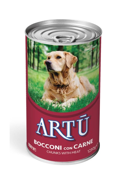 Artù Bocconi Carne Kg 1,230. Alimento Per Cani