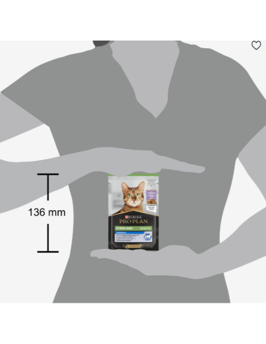 Pro Plan Gatto Busta Sterilizzato Senior Longevis con Tacchino (terrine )gr 75 Mangime Umido Per Gatti