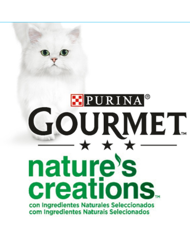 Gourmet Nature's Creations Fiocchi di Tonnetto al Naturale gr 70.  Cibo Umido Per Gatti