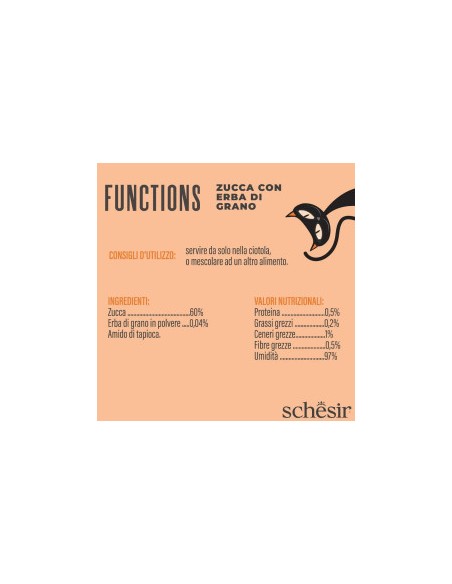 Schesir Functions Tummy Topper gr.40. Cibo Umido Per Gatti