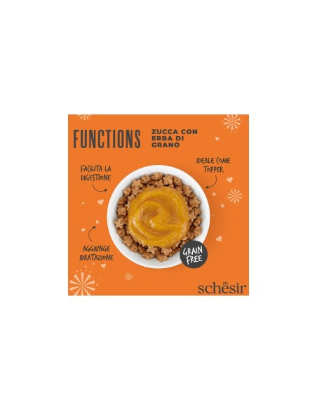 Schesir Functions Tummy Topper gr.40. Cibo Umido Per Gatti