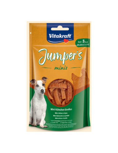 Vitakraft Snack Cane Jumpers minis Chicken stripes gr.80. Snack per cani