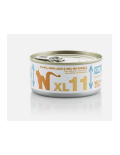 Natural Code Xl 11 TONNO Merluzzo e Riso Integrale GR.170. Cibo Umido Per Gatti