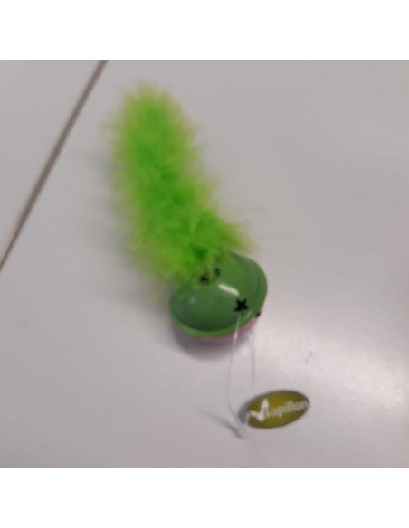 Campanelli Con Piuma e suono. Giochi Per Gatti