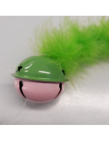 Campanelli Con Piuma e suono. Giochi Per Gatti