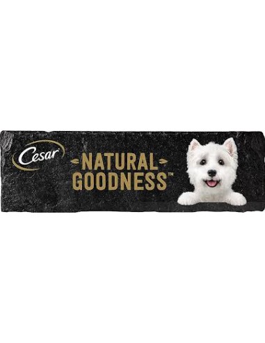 Cesar natural Goodness Bio  con Pesce Piselli e Carote Gr.100. Cibo Umido Per Cani
