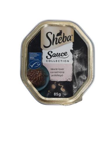 Sheba Sauce Lover Salmone gr 85. Cibo Umido Per gatti
