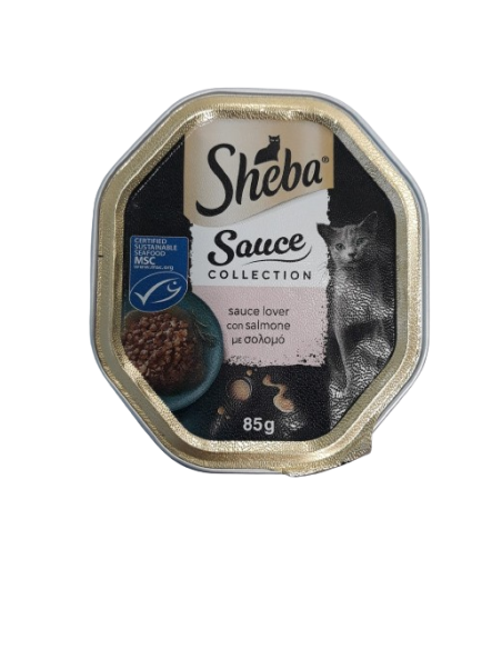 Sheba Sauce Lover Salmone gr 85. Cibo Umido Per gatti