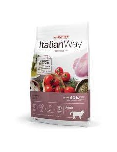 Italian Way gatto sensitive Anatra kg.1,5. Cibo Secco Per Gatti
