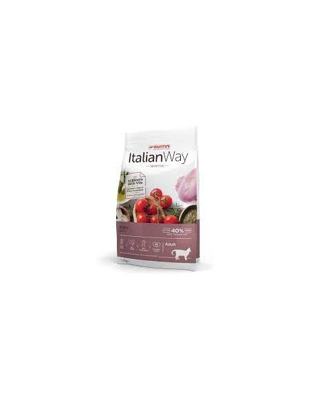 Italian Way gatto sensitive Anatra kg.1,5. Cibo Secco Per Gatti