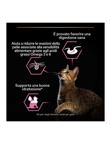 Proplan Nutri savour Delicate Digestion con Tacchino Multipack 10x85gr.Cibo Umido Per Gatti