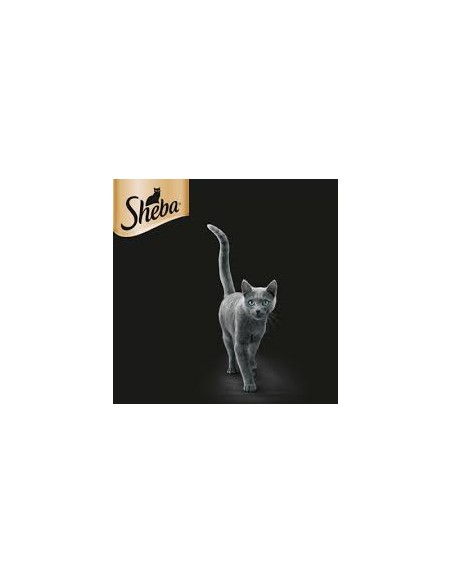 SHEBA Selezione in Salsa con Coniglio Gr.85. Cibo Umido Per Gatti