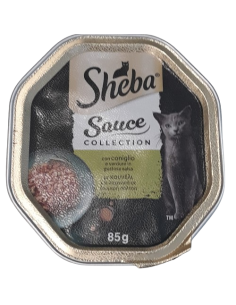 SHEBA Sauce Collection con Coniglio e Verdure in Salsa Gr.85. cibo Umido Per Gatti