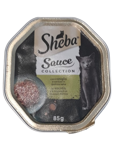 SHEBA Sauce Collection con Coniglio e Verdure in Salsa Gr.85. cibo Umido Per Gatti