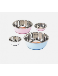 Ciotola Acciaio Selecta 1900 ml . Vari coloti. Ciotole per cani