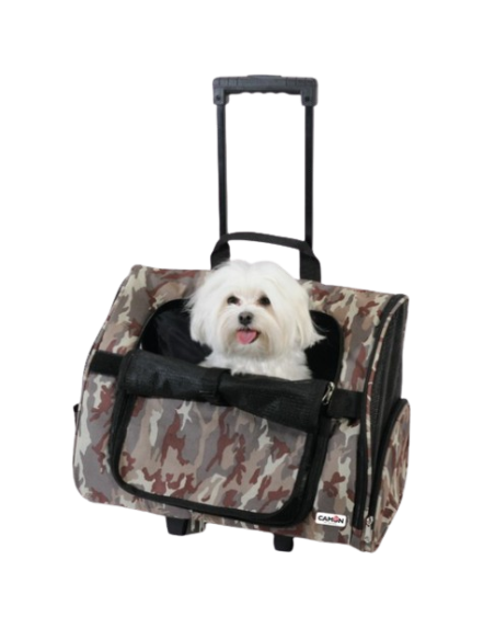 Trasportino Max cm 43x26x36. colore Camouflage . Trasporto Per cani.