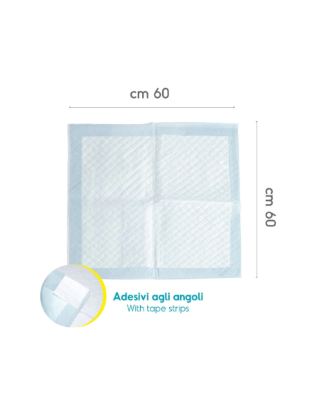 Tappetini Assorbenti Tapiss 60x90 50 pezzi. Igienici per Cani