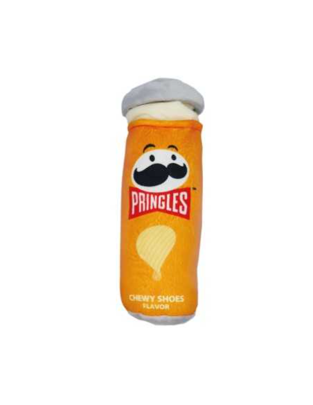 Record Pringles Tubi Arancione Peluche. Giochi Per Cani