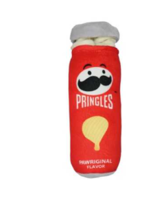 Record Pringles Tubo Rosso Peluche . Giochi Per Cani.