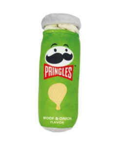 Record Pringles Tubo verde Peluche . Giochi Per Cani