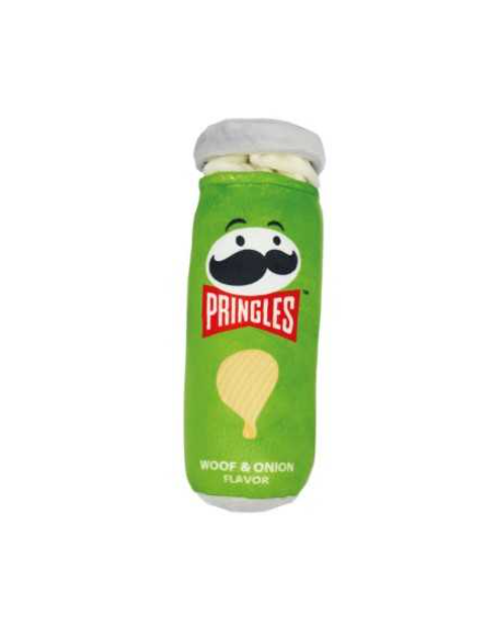 Record Pringles Tubo verde Peluche . Giochi Per Cani