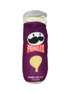 Record Pringles Tubo Viola  Peluche . Giochi Per Cani .Gioco per cani