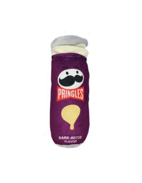 Record Pringles Tubo Viola  Peluche . Giochi Per Cani .Gioco per cani