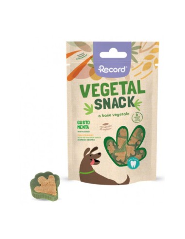 Record Snack Vegetal Menta Snack gr75. Snack Per Cani