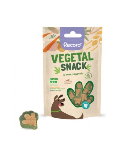 Record Snack Vegetal Menta Snack gr75. Snack Per Cani