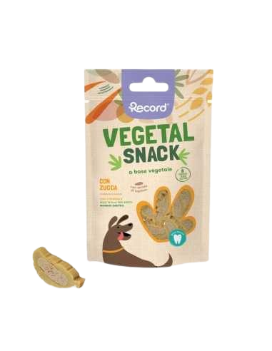 Record Vegetal Snack Zucca gr 75. Snack Per Cani