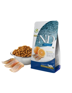 Natural & Delicious Gatto Ocean Neutered Aringa e Arancia  kg  1,5- Cibo Secco Per Gatti