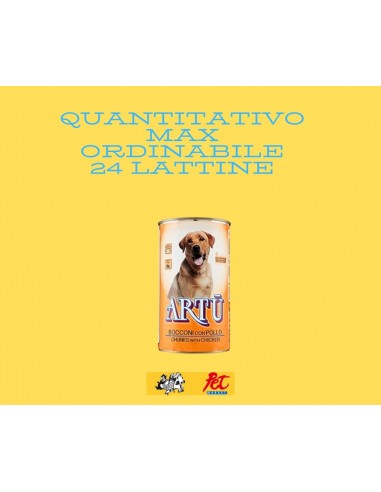 Artù Bocconi Pollo Kg 1,230. Alimento Per Cani