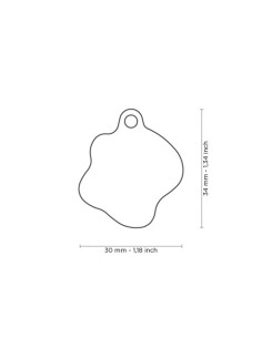 Medaglietta Food Uovo .Accessori per cani 2