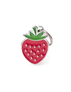 Medaglietta Food Fragola. Accessori per cani.