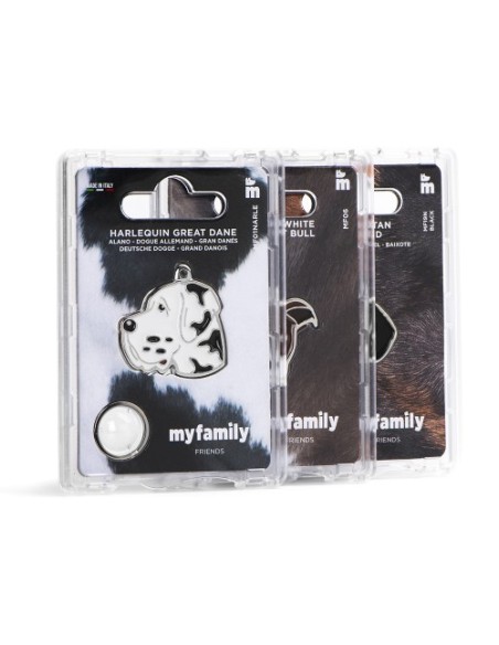 Medaglietta Friends Barboncino Grigio  . Accessori Per Cani