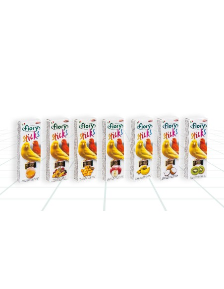 Fiory Stick Canarini Frutta gr 60. Mangime Per Uccelli .
