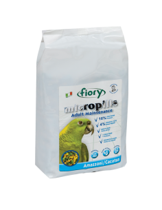 Fiory Micropills Adult Amazzoni 1,4 kg . Mangime Per Uccelli.