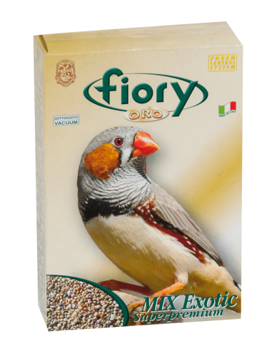Fiory Mix Esotici Superpremium Oro 400 GR. Mangime Per Uccelli