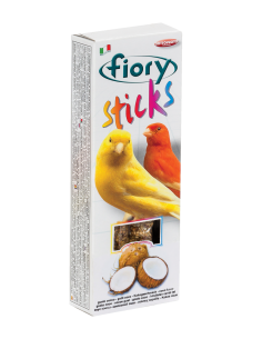 Fiory Stick Canarini Cocco gr 60. Mangime Per Uccelli .