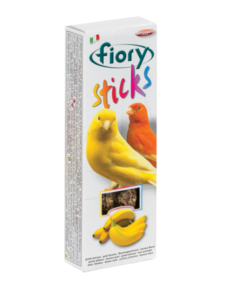 Fiory Stick Canarini Banana gr 60. Mangime per uccelli .