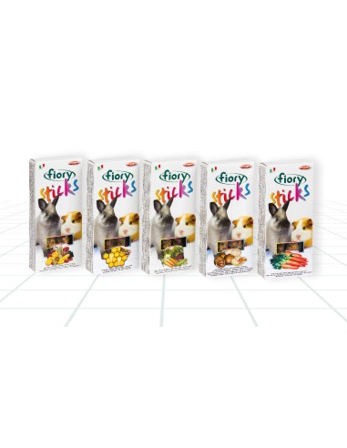 Fiory Stick Conigli e Cavie Miele gr 100. Mangime per roditori .