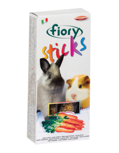 Fiory Stick Conigli e Cavie Carota gr 100. Mangime Per Roditori.
