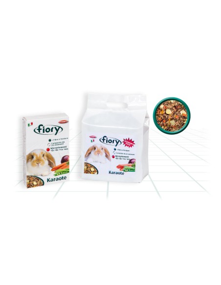 Fiory Karote Conigli nani gr 850. Mangime Per Roditori.