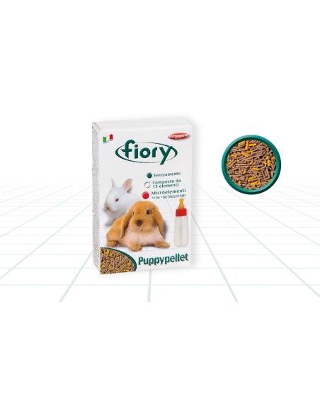 Fiory Pellettato Puppy Conigli Nani gr 850. Mangime Per Roditori