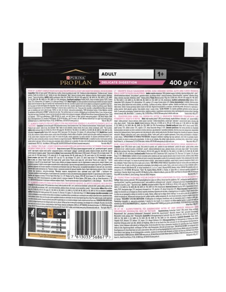 Pro Plan Cat Delicate Digestion Tacchino gr 400 . Cibo Secco Per Gatt