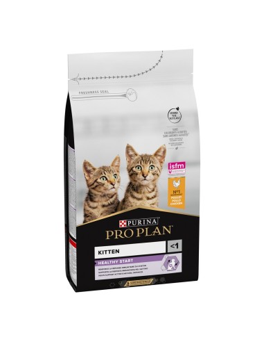 PURINA PRO PLAN Kitten 1-12 Mesi Healthy Start Ricco In Pollo (1,5 kg). cibo Per Cuccioli di gatto