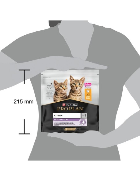 PURINA PRO PLAN Kitten 1-12 Mesi Healthy Start Ricco In Pollo (400 gr ). cibo Per Cuccioli di gatto