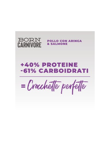 SCHESIR Born Carnivore Pollo con Aringa & Salmone kg 1,250 . Cibo Secco Per Gatti