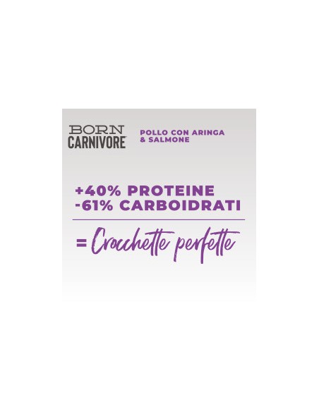 SCHESIR Born Carnivore Pollo con Aringa & Salmone kg 1,250 . Cibo Secco Per Gatti